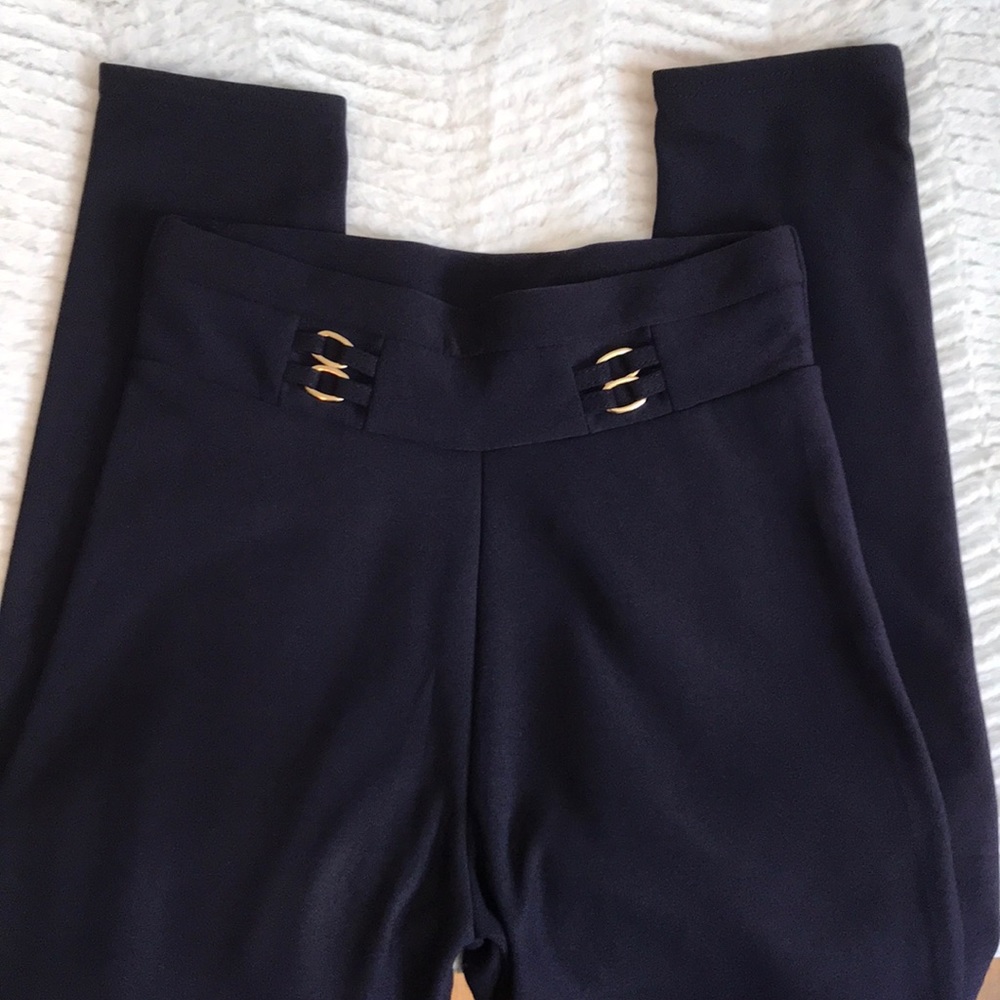 Jera Blue Fleece Leggings